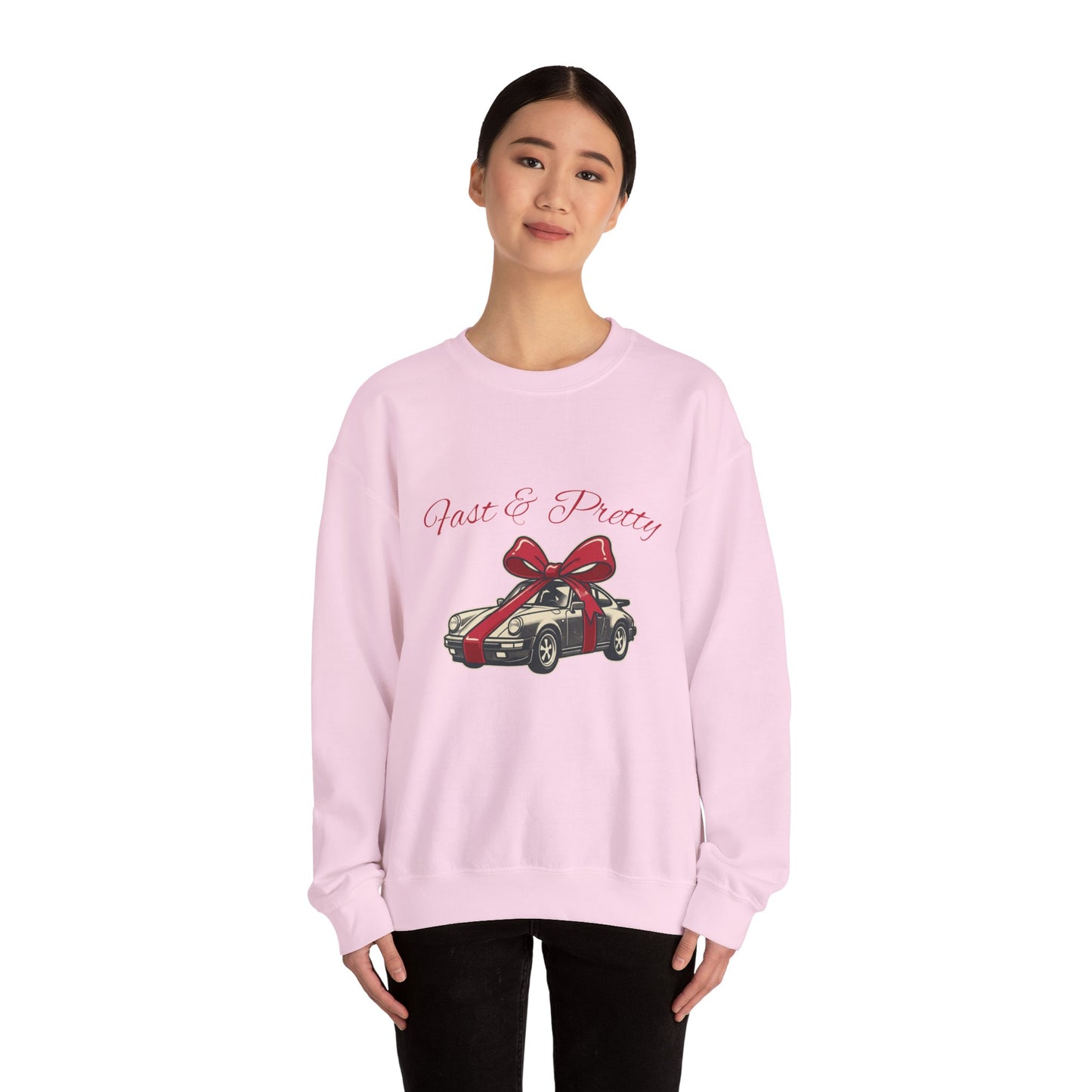 Fast & Pretty Cherry-Bow Racing Sweatshirt