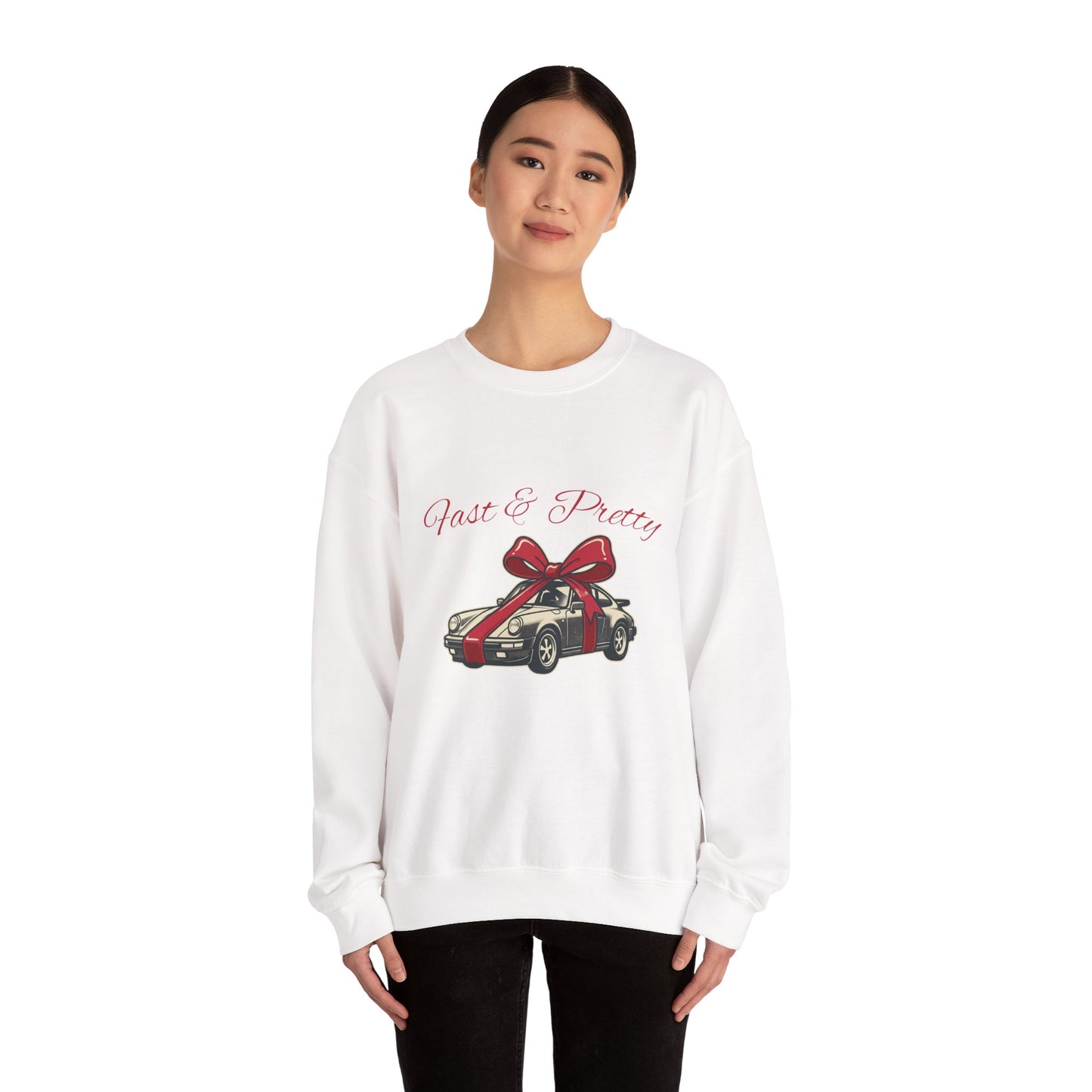 Fast & Pretty Cherry-Bow Racing Sweatshirt